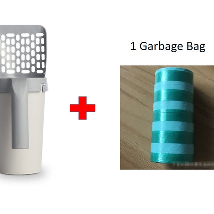 Storage Box Integrated Lazy Cat Litter Shovel Set – Durable & Easy Clean | www.petpexi.com