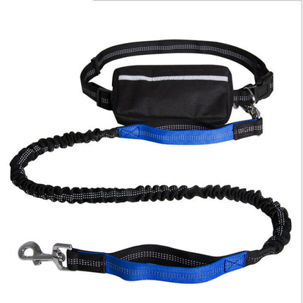 Hands-Free Reflective Dog Leash – Retractable Running Belt for Medium & Large Dogs