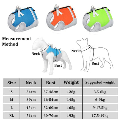 Summer Pet Dog Cool Clothes Traction Vest – Breathable Ice Silk, Casual Style | PetPexi