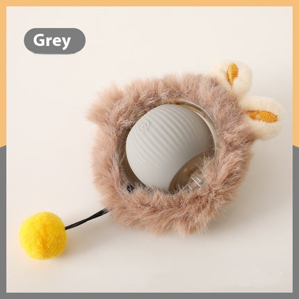 Cat Toy Self-Hi Funny Rolling Ball – Plush Silicone Play Toy for Cats | Petpexi