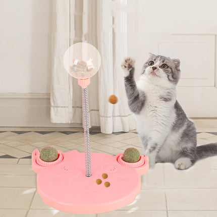 Interactive Pet Feeder Toy for Cats & Small Dogs – Suction Base, Mint Balls & Puzzle Design | petpexi.com