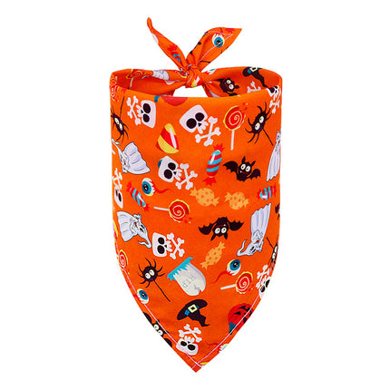 Halloween Dog Bandanas – Stylish Printed Skirt Scarves for Dogs | Petpexi