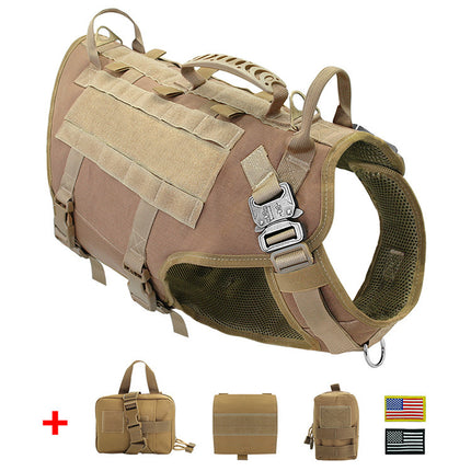 Malinois Large Dog Hand Holding Rope Chest Vest Combat Clothes Leash | Petpexi