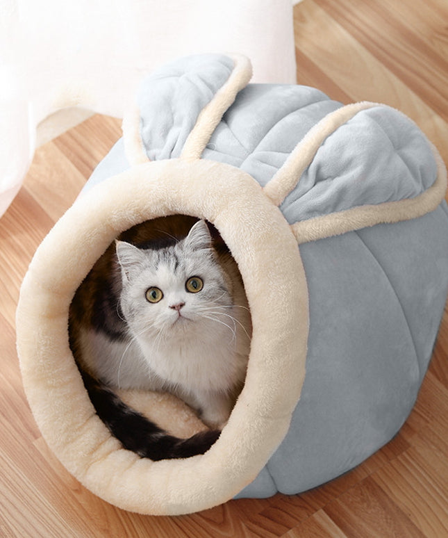Cat House Villa – Enclosed Bed for Cats & Small Pets | Petpexi