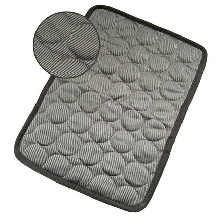 Pet Summer Portable Ice Silk Cooling Pad for Dogs – Reusable & Washable