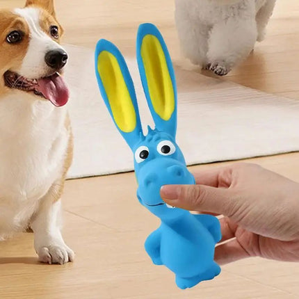 Pet Latex Hippo Squeaky Dog Toy – Durable, Interactive & Safe | www.petpexi.com