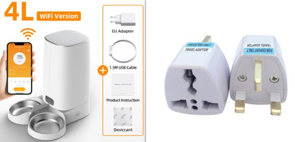 ROJECO 4L Automatic Pet Feeder – Cat & Small Dog Food Dispenser with WiFi/App Control | Fresh, Easy Cleaning | Fast Free Shipping USA – petpexi.com