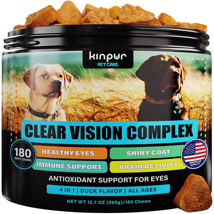 Premium Eye Care Chews for Dogs – Tear Stain & Vision Support Supplement for Dogs