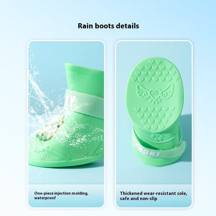 Waterproof Non-Slip Silicone Dog Booties for Medium & Large Dogs - Free Shipping USA | Petpexi