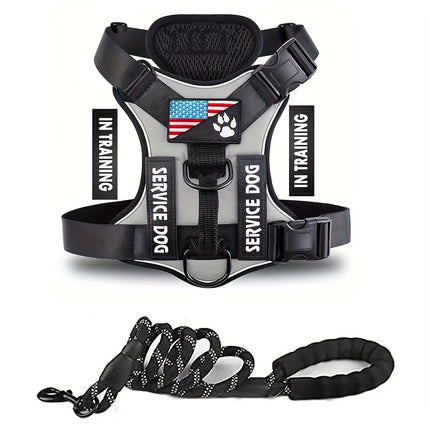 No-Pull Dog Harness & Leash Set – Comfortable, Tangle-Free Walks for All Breeds | Petpexi