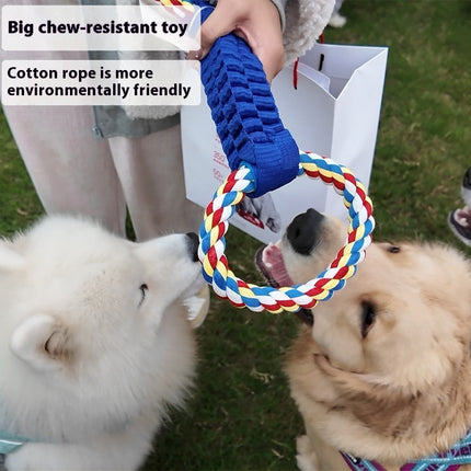 Dog Tug-of-war Toy Interactive Tooth Cleaning Rope – Best Interactive Dog Toys | www.petpexi.com