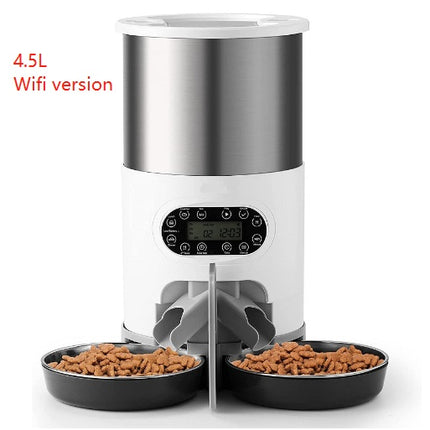 Smart APP Pet Feeder for Cats & Dogs – Automatic Food Dispenser with Stainless Steel Bowl, Voice Recording & Timer | Free USA Shipping | petpexi.com
