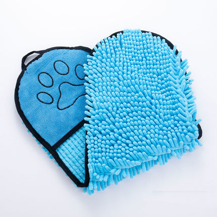 Super Absorbent Dog & Cat Bathrobe Towel – Quick-Drying Chenille Pet Towel | Petpexi