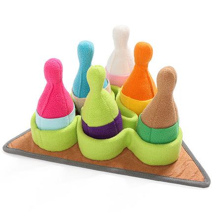 Pet Puzzle Play Tibetan Bowling Toy for Dog Training & Fun | Petpexi