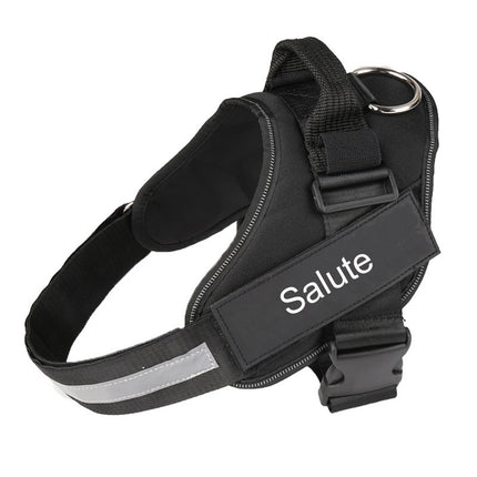 Personalized Custom Reflective Breathable Dog Harness NO PULL Adjustable Pet Harness for Small Large Dogs and Cats - Best Harness for French Bulldogs, Puppy Harness, Cat Harness - petpexi.com