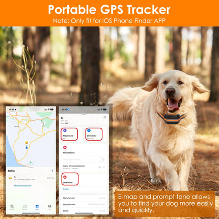 2-in-1 Dog GPS Fence Tracker – Wireless GPS Dog Collar with 2887FT Radius & IPX6 Waterproof | petpexi.com