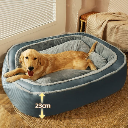Winter Warm Pet Supplies Dog Bed - Polyester & Cotton, Multiple Sizes | PetPexi