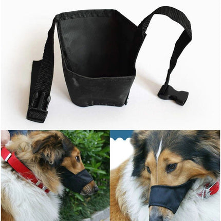 Adjustable Soft Breathable Tribal Nylon Dog Muzzle – Anti-Chewing & Barking Guard | Petpexi