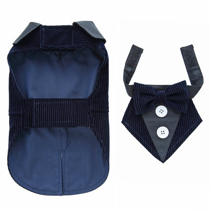 Elegant Dog Tuxedo Dress – Formal Pet Outfit for Small Dogs | Petpexi