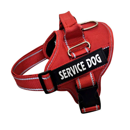 Personalized Copybook Reflective Dog Harness Adjustable Chest Strap - petpexi.com
