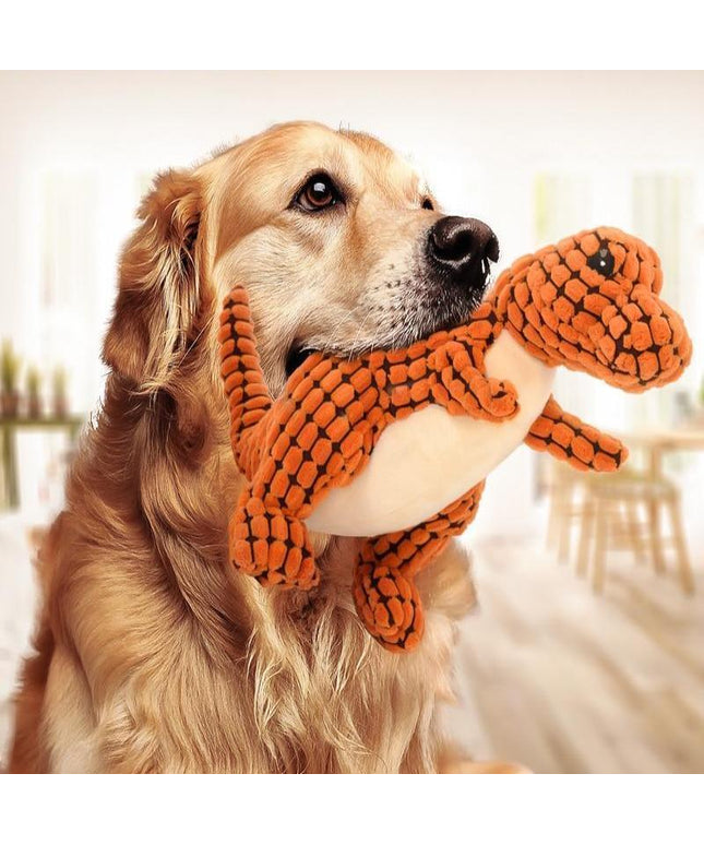 High-quality dinosaur pet toy for giant dogs and Chihuahuas with squeaker from www.petpexi.com