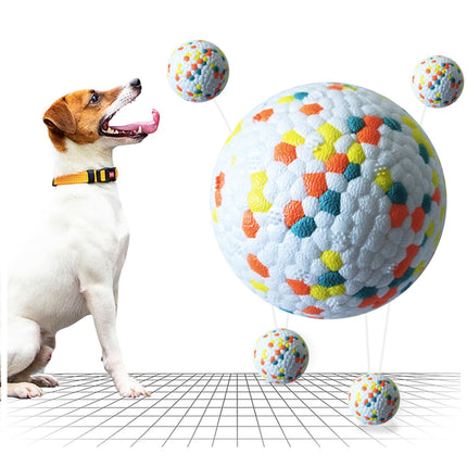 Dog Molars Pet Toy Ball from PetPexi, durable chew toy for teeth cleaning and interactive fetch