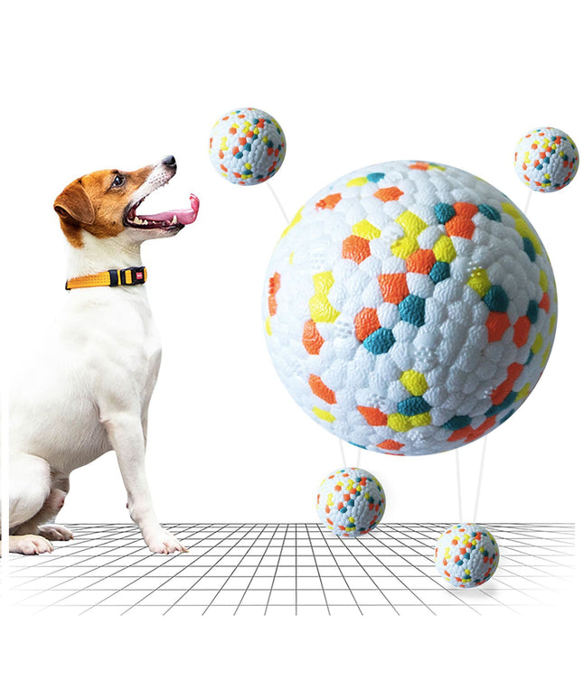Dog Molars Pet Toy Ball from PetPexi, durable chew toy for teeth cleaning and interactive fetch