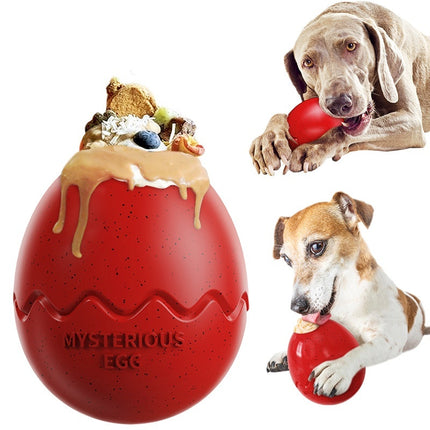 Dog Slow Food Dinosaur Egg Chew Toy from Petpexi.com, a durable, interactive toy with free, fast USA shipping for dental health and fun.