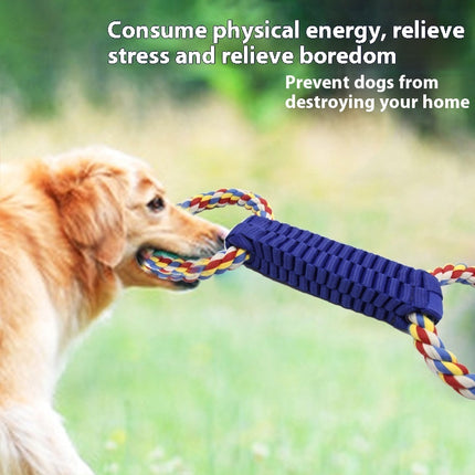 Dog Tug-of-war Toy Interactive Tooth Cleaning Rope – Durable chew & fetch dog toys for anxiety relief and active play | www.petpexi.com