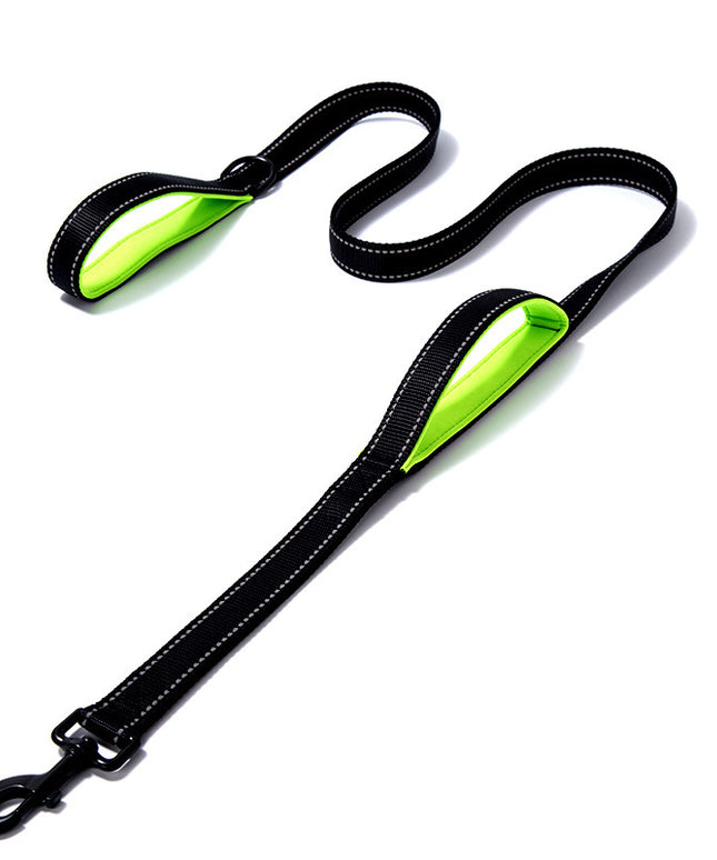 Double Thickened Reflective Nylon Dog Leash – Durable & Safe | Petpexi