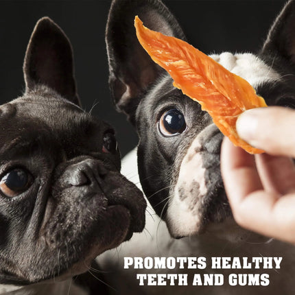 Chicken Jerky Dog Treats 1.5 Lb – Human Grade, Grain-Free, High Protein Organic Meat, All Natural – Best Training Chews for Small & Large Dogs – Free U.S. Shipping