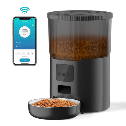 Premium Cat & Dog Smart Automatic Feeder – 4L WiFi Timed Pet Food Dispenser | Petpexi