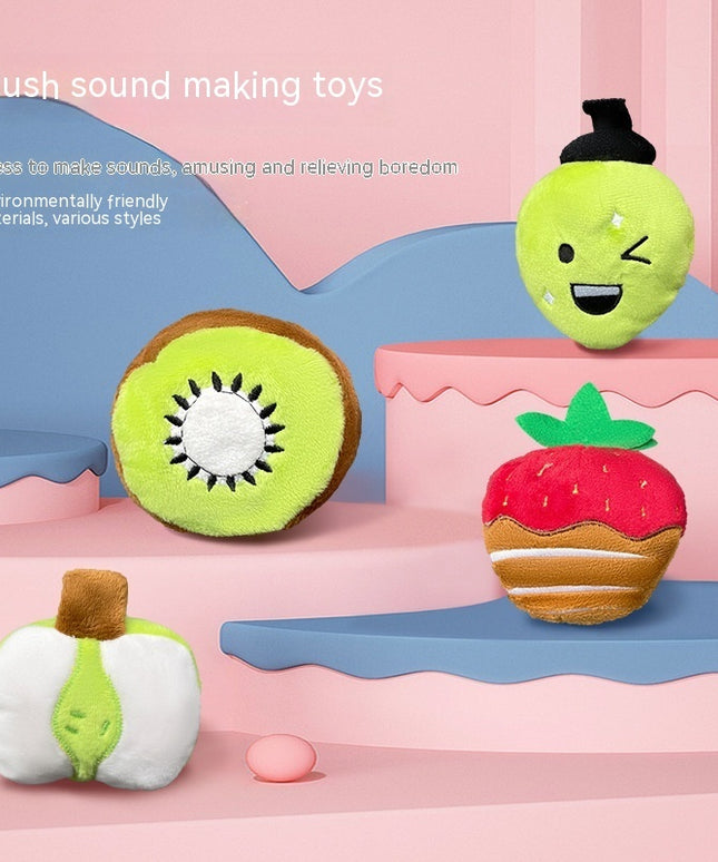 Strawberry Chocolate Dog Toy – Durable Plush Squeaky & Interactive Pet Toy | www.petpexi.com