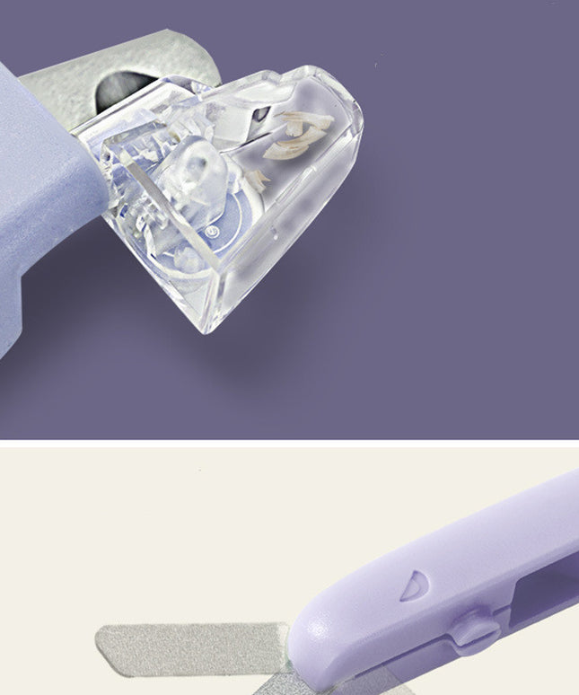 New Pet Nail Clippers with LED Light for Cats & Small Dogs – Stainless Steel Blade & ABS Handle | Petpexi