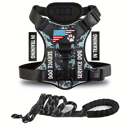 No-Pull Dog Harness & Leash Set – Comfortable, Tangle-Free Walks for All Breeds | Petpexi