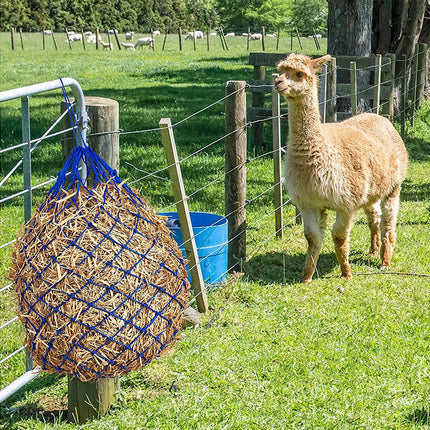 Horse Hay Feed Net Bag - Durable Forage Net Pocket for Horses