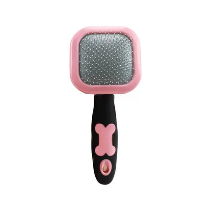 Dog & Cat Grooming Brush – Shedding & Dematting Slicker with Rubber Handle | Petpexi