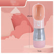 Pink Water bottle 240ml Grain / Solid color