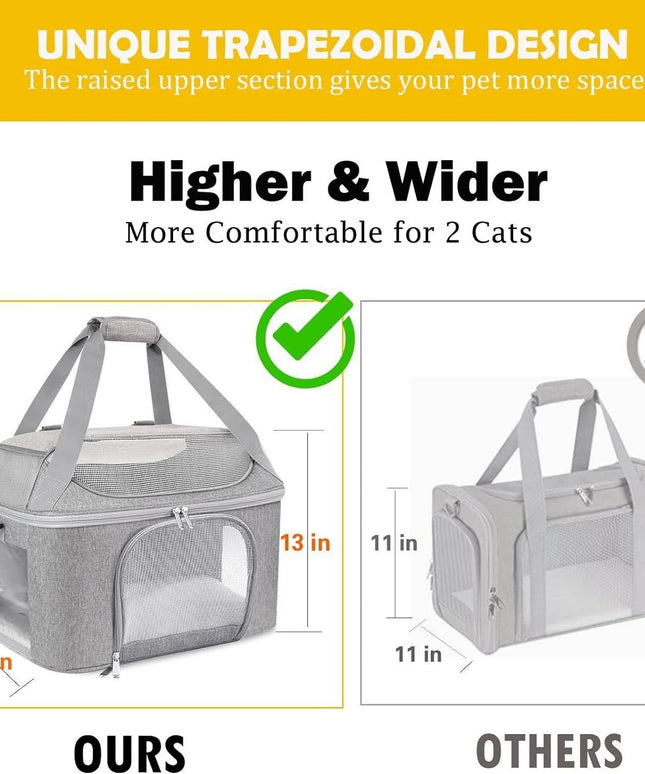 Dog Backpack Breathable Pet Carrier Bag – Sturdy & Portable Travel Bag | www.petpexi.com