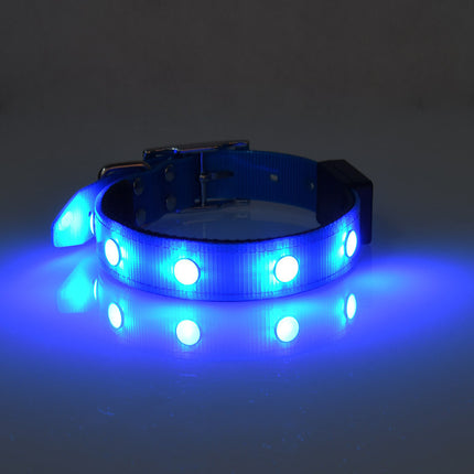 Luminous Waterproof Adjustable Cat and Dog Collar – Bright TPU Safety Collar | Petpexi