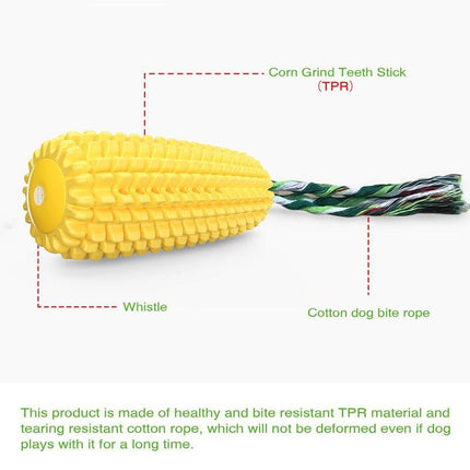 PROKEl Dog Chew Toy Corn Stick for Small, Medium, and Large Breeds