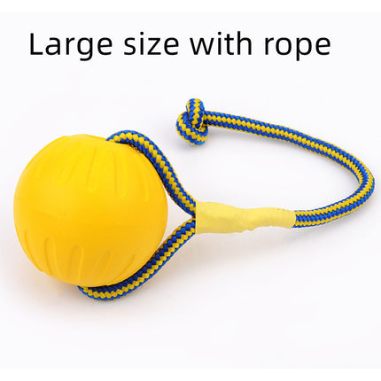 EVA Floating Pet Dog Training Ball with Rope - Durable Chew Toy | Petpexi