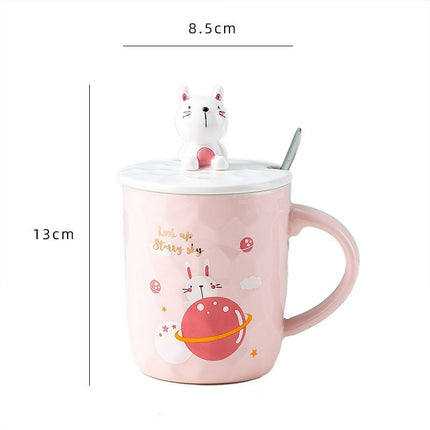 Animal Cartoon Creative Stereoscopic Mug – 350ml Premium Ceramic | PetPexi