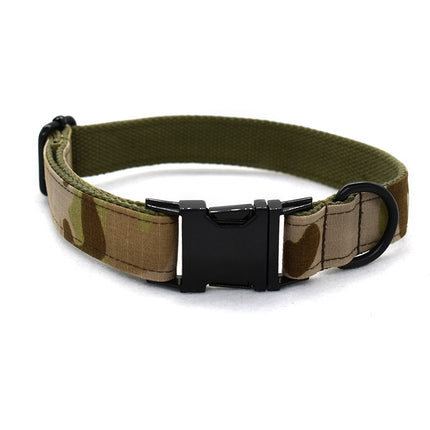 Camouflage Dog Leash & Collar Set – Stylish & Durable Polyester Pet Accessories | Petpexi