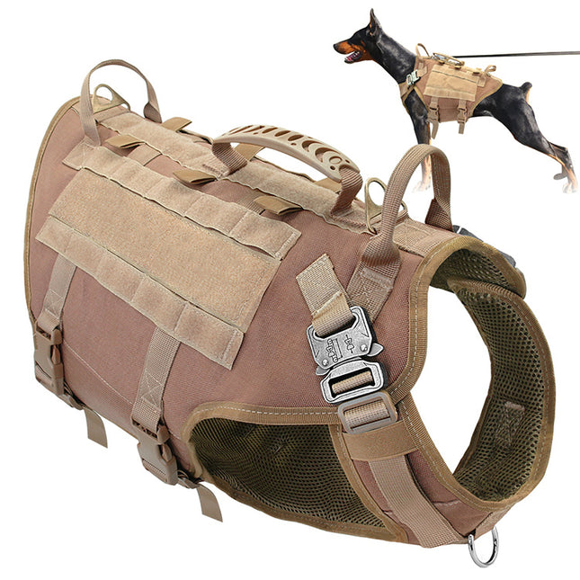 Malinois Large Dog Hand Holding Rope Chest Vest Combat Clothes Leash | Petpexi