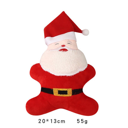 Christmas Dog Plush Sounding Toy – Santa Claus & Holiday Bones | www.petpexi.com