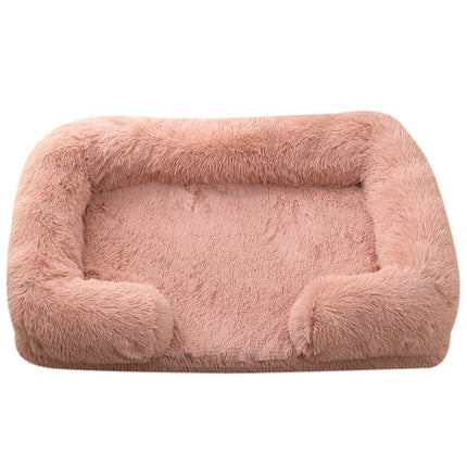 Plush Round Pet Bed for Dogs - Winter Comfort | PetPexi