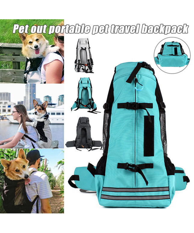 Expandable breathable dog carrier backpack for medium to large dogs, available at www.petpexi.com with fast free USA shipping

