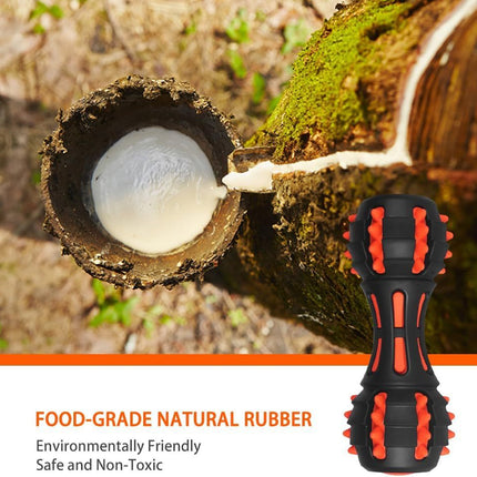 Dog Squeaky Toys For Aggressive Chewers | Durable Rubber Dumbbell Chew Toys – www.petpexi.com