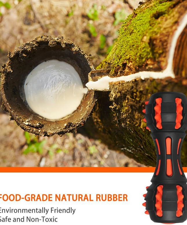 Dog Squeaky Toys For Aggressive Chewers | Durable Rubber Dumbbell Chew Toys – www.petpexi.com